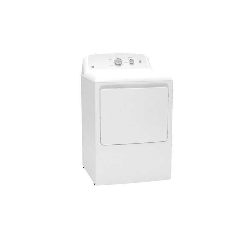 GE 6.2 Cu Ft Capacity Gas Dryer With Up To 120 Ft Venting And Shallow Depth​