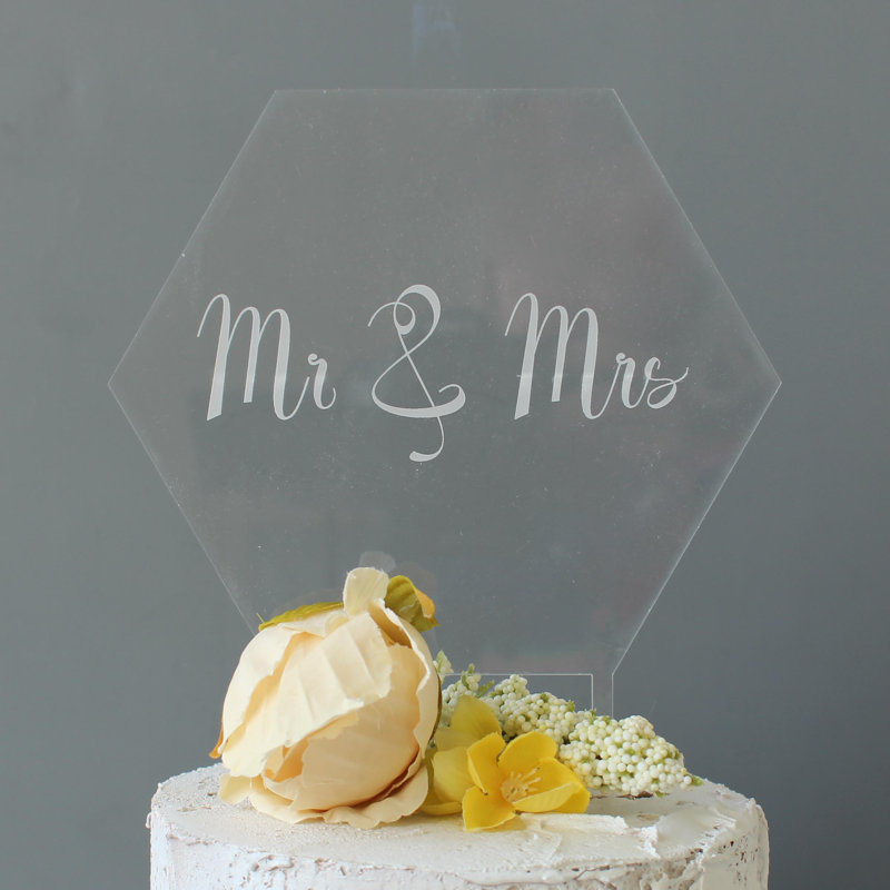 Plastic Cake Topper