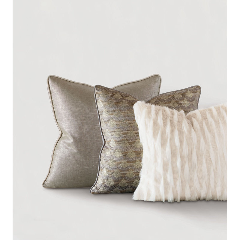 Geode Luxe Square Pillow Cover & Insert