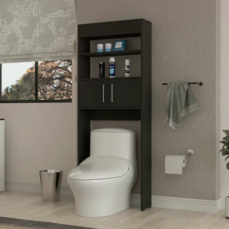 Armoire à 2 tablettes au-dessus de la toilette