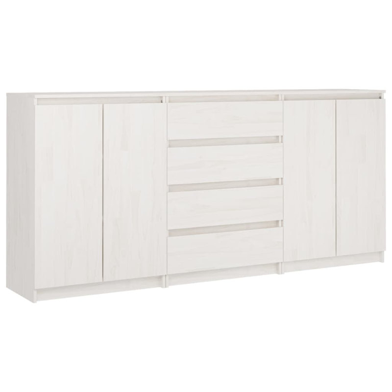 Gardy 180cm Solid Wood Sideboard, White