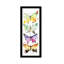 4 Butterflies by Dean Crouser - Floater Frame Panoramic Painting on Canvas-207576795-207576792