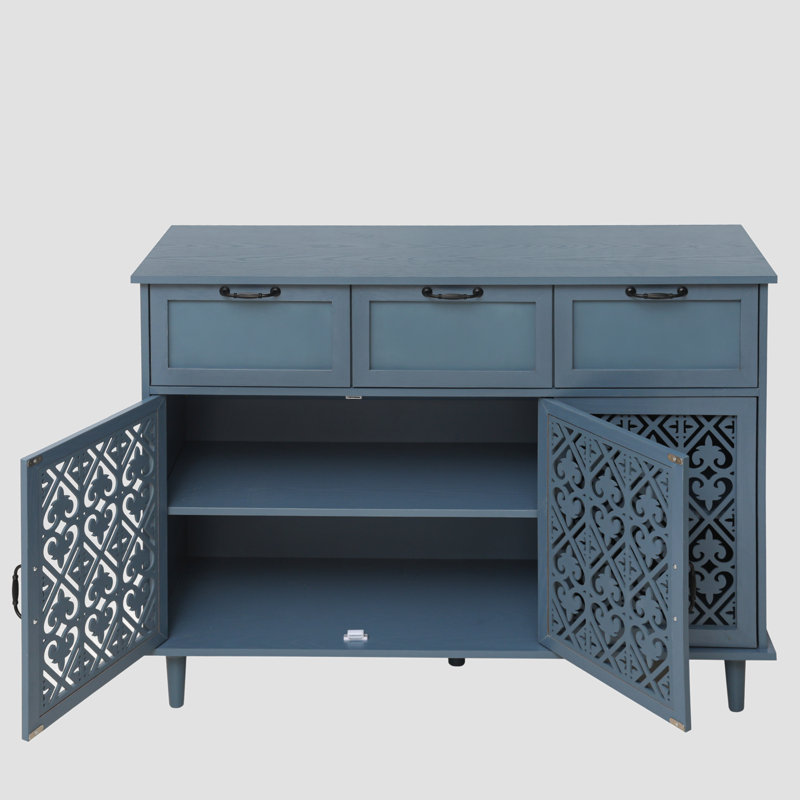 Armoire d'appoint Matfield, Bleu