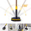 Brosse à récurer pour carreaux de baignoire Brosse à récurer 2 en 1 Pole télescopique réglable Poils raides pour nettoyer la salle de bain