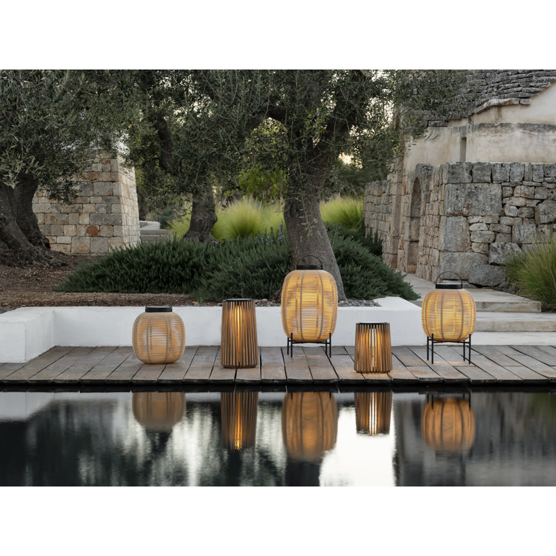 Lighting - Maya Tika Mora LED Outdoor Floor Lamp, 19'' H x 11'' W x 11'' D