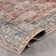 Labarbera Oriental Machine Washable Red/Blue Non-Slip Backing Area Rug