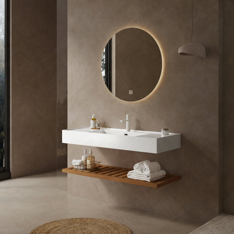 Meuble-lavabo mural avec lavabo vasque, 47"