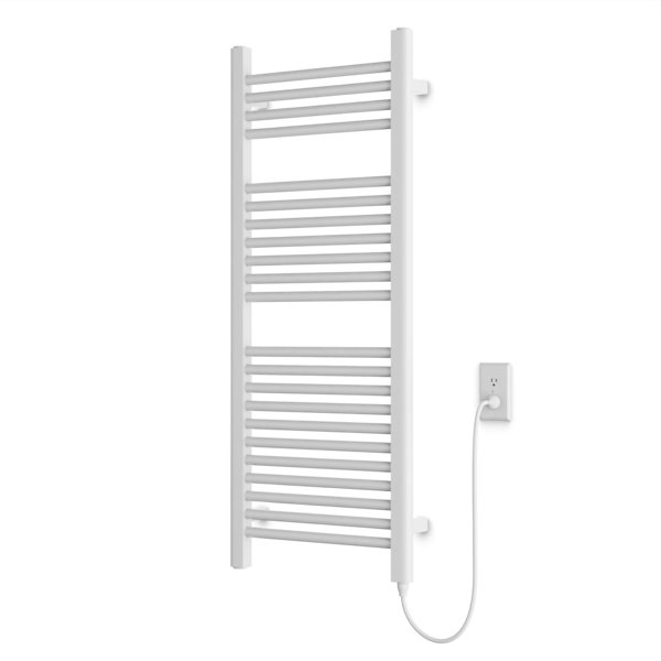 Chauffe-serviettes à brancher 44 po x 18 po Artby M11145P-WH Artos Blanc, H 44 po x l 18 po x P 5,19 po, Blanc