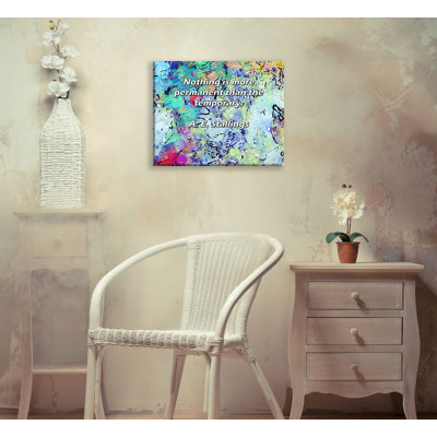 Artsy Quote By A. E. Stallings Gallery Wrapped Canvas