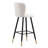 Modern Style Barstool,with Metal Legs,and Gold - Tipped Ends,Suitable for Various Decoration Styles-356483605