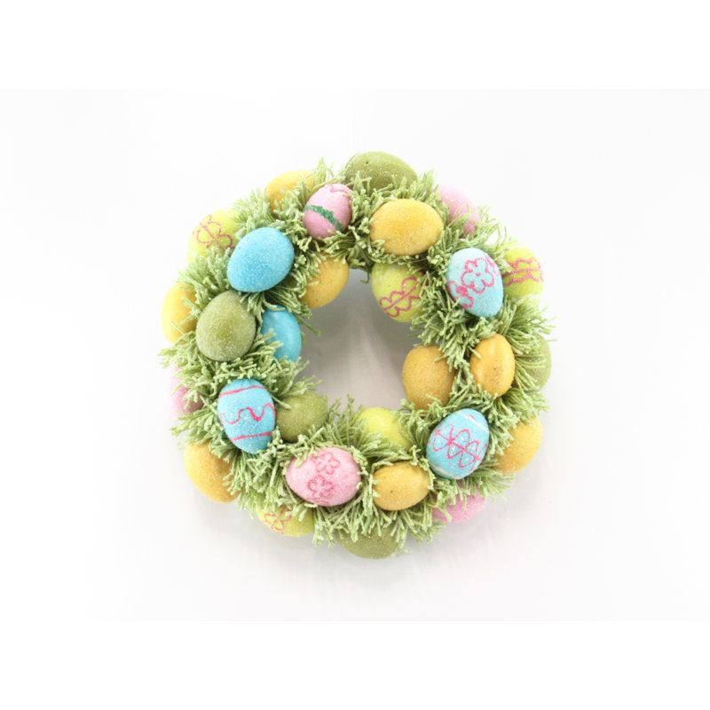 Handcrafted Faux Grass 15'' Wreath