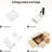 American Style Milk White Ceramic Wall Hung Wash Basin, Right Hand Tap Hole, 14.2*7.15*3.58Inch, Small And Elegant For Spaces