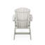 Chaise Adirondack - Bois d'œuvre robuste en polyéthylène haute densité pour la détente au bord de la piscine, du patio et du jardin-1873956358