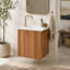 Meuble-lavabo mural, grand tiroir de 76 cm, en kit, sans lavabo