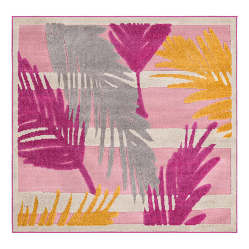 Barcadera Aruba Indoor/Outdoor Rug, Square 5'3"