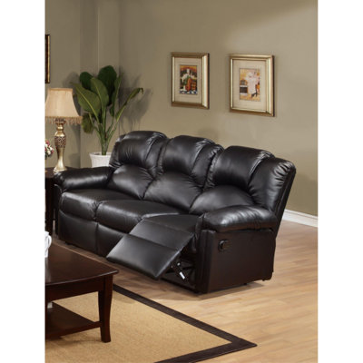 Brendel 82'' Faux Leather Reclining Sofa