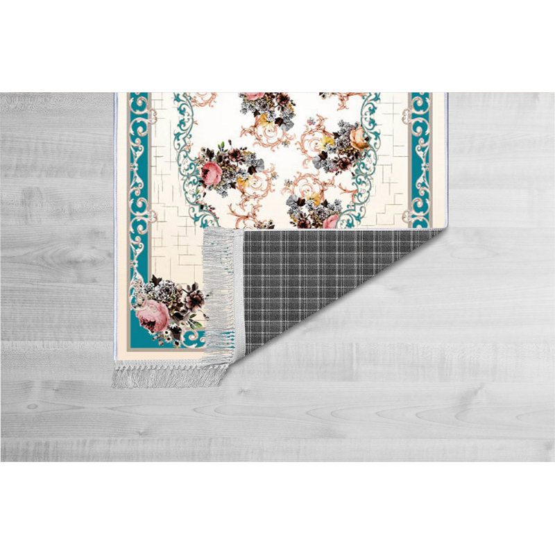 Luxurious Hall Carpet, 100% Velvet Fabric, 39.4 x 59.1 inches | Non-Slip Cotton Sole, 0.4 in Pile Height | Antibacterial, Machine Washable | 3D Digital Printing, Elegant Design for Home Décor & Comfort