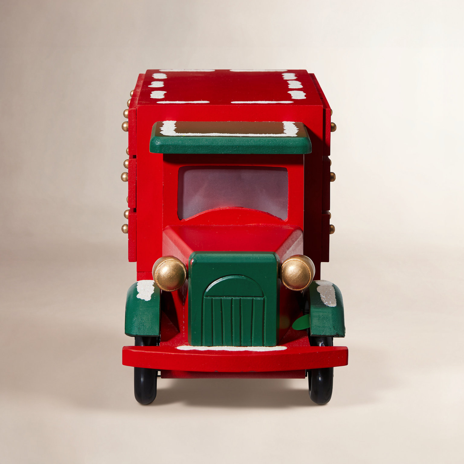 Wooden Christmas Truck Advent Calendar