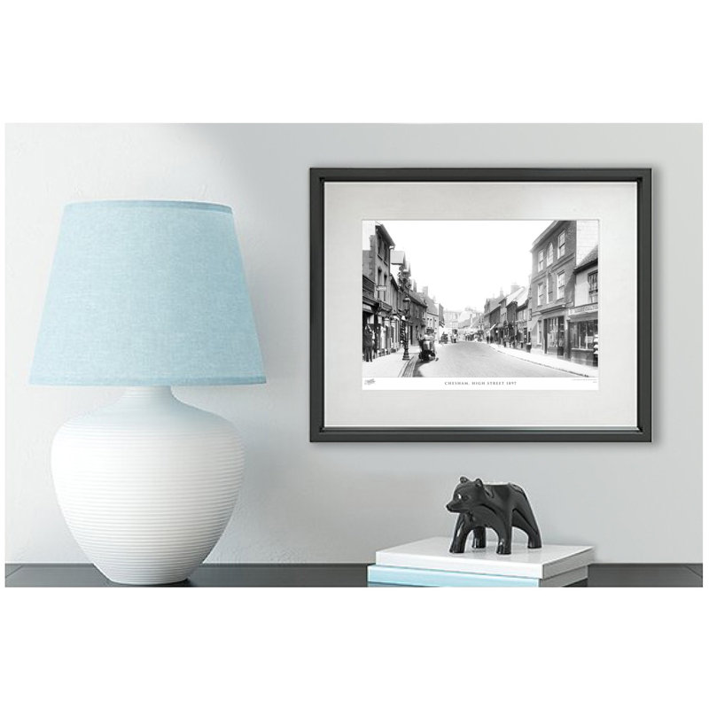 Chesham, High Street 1897 by Francis Frith - Single Picture Frame Print, 28cm H x 36cm W x 2.3cm D