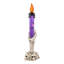 Bougies d'Halloween à DEL squelette, 8,25 po, ensemble de 3