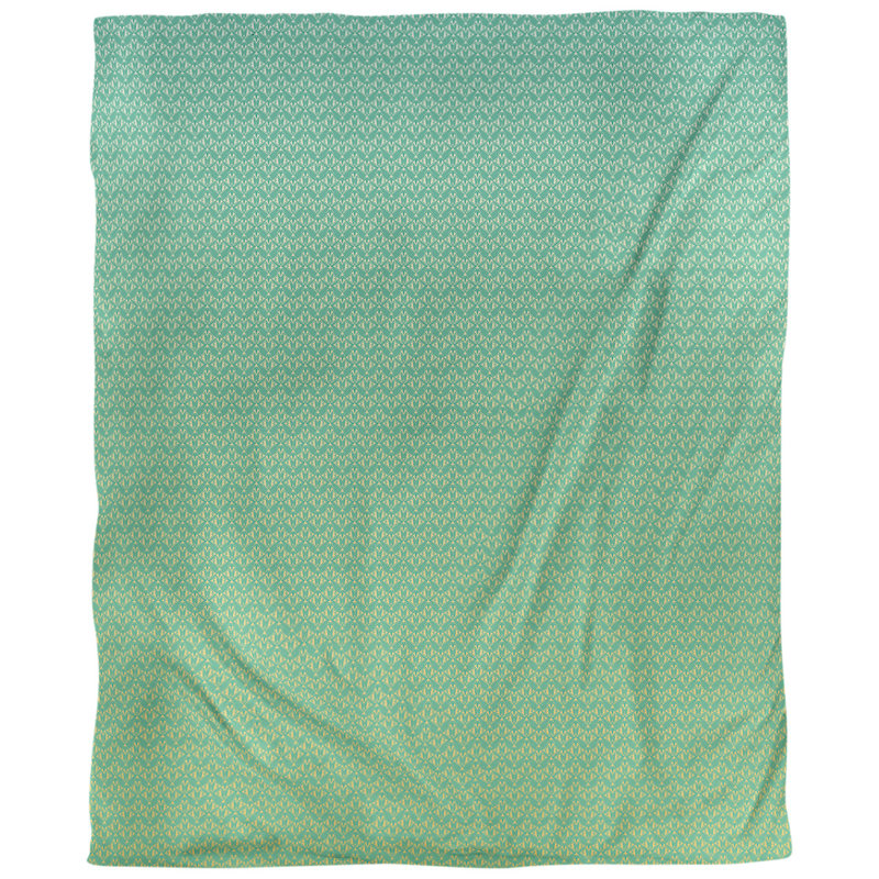 Housse de couette simple Katelyn Elizabeth, Housse de couette pour très grand lit, Microfibre, Jaune / vert