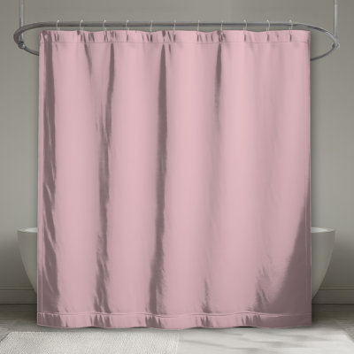 Solid Pink Background Shower Curtains Extra Long