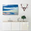 Airplane Through the Clouds - Wrapped Canvas-55368862