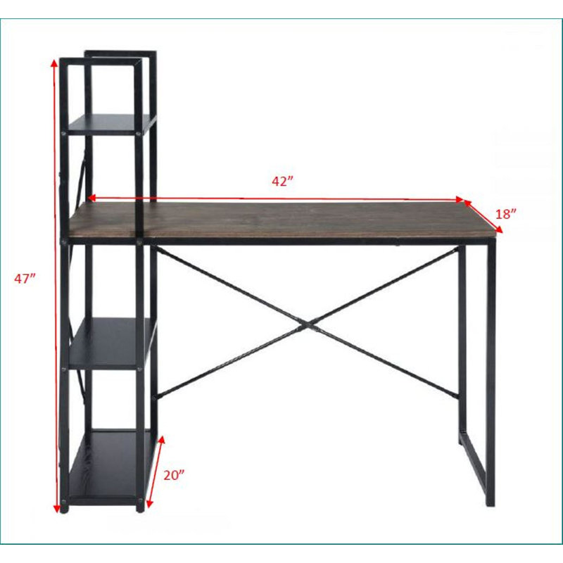 Metal Base Writing Desk
