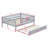 Haylyn Full Platform Bed with Trundle-442321772