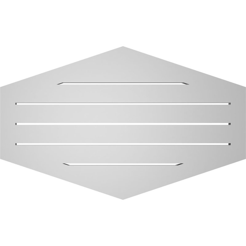 Pente verticale verticale en uréthane 4 pi, H 20 po x l 32 po x P 1,5 po