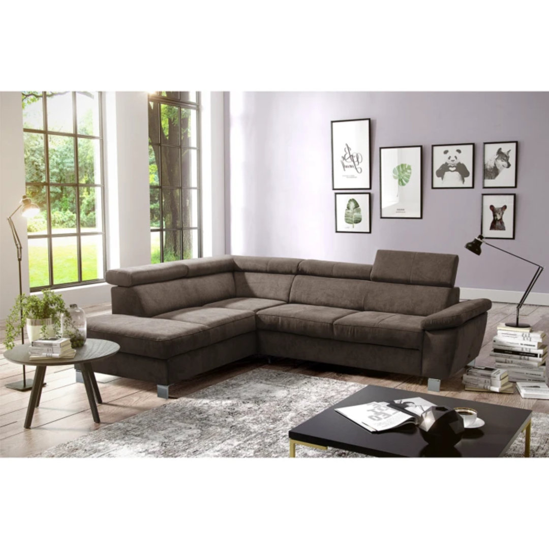 Ecksofa Lucy mit Bettfunktion und Kasten