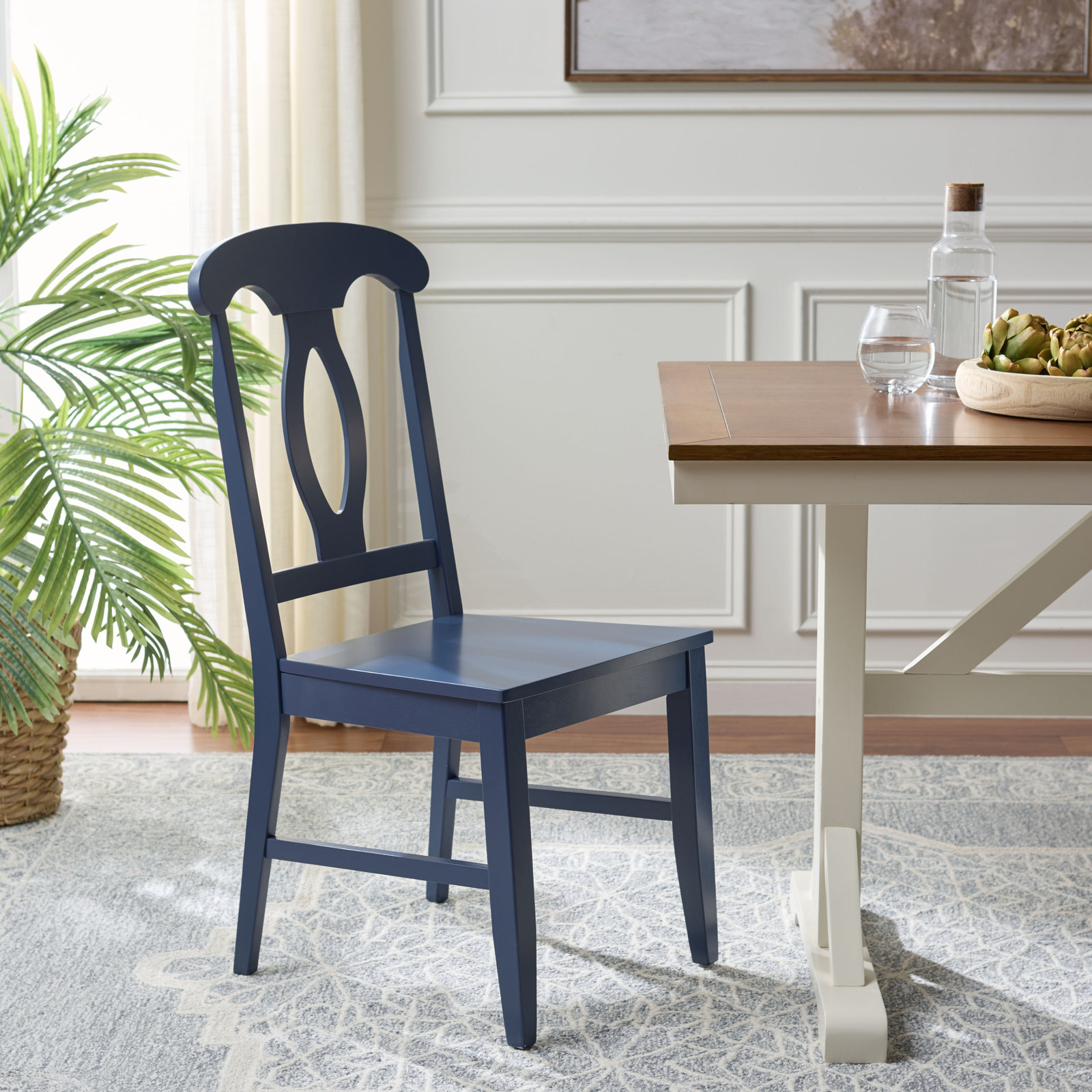 Ottie Side Chair, Dark Blue