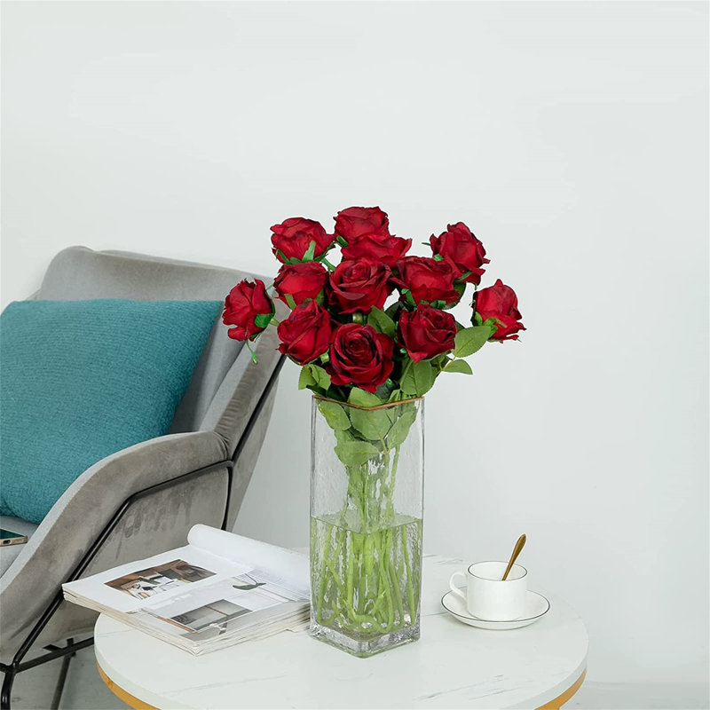 Artificial Rose, Wine Red