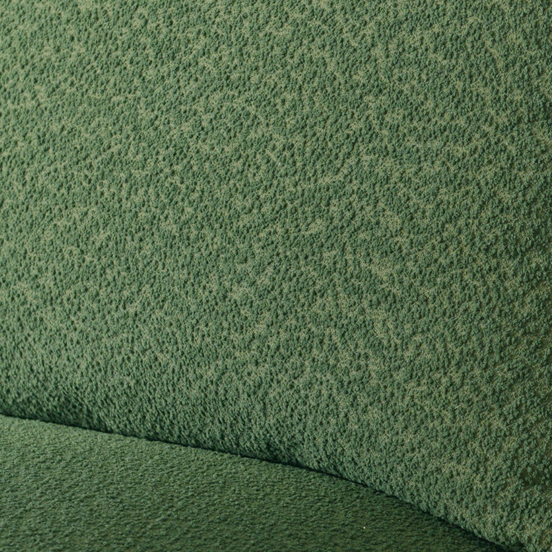 Fauteuil de chambre rembourré 34 po Woolf, Boucle verte