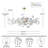 Miljana 6 - Light Ginkgo Chandelier-670384678