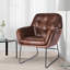 Faux Leather Armchair