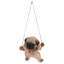 Statue chiot carlin pendant