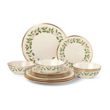 Holiday 12-Piece Plate & Bowl Set