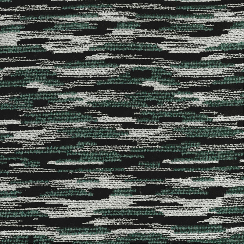 Repose-pieds rembourré en tissu multicolore Modern