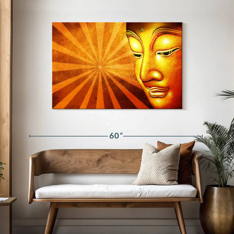 Leisha Dazzling Buddha, 30" H x 45" W