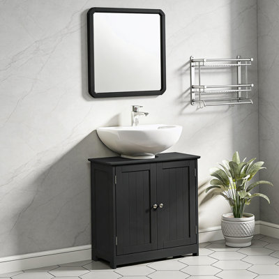 Armoire de salle de bain avec lavabo sur pied