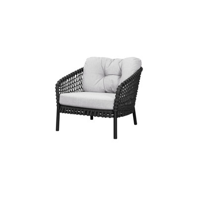 Ocean Large Lounge Chair with Cane-line Rope