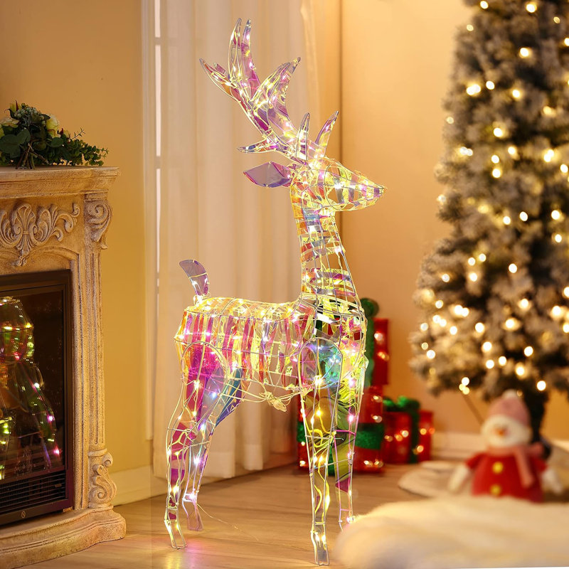 Renne de Noël lumineux