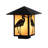 Seneca Solid Brass Fence Post Cap Light