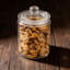 Pots de rangement en verre hermétiques avec couvercles, ensemble de 2 litres (68 oz), contenants de cuisine transparents pour la farine, les pâtes, le café, les collations, l'organisation de bonbons et de garde-manger-58238139
