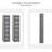 Ardavazt 88.5cm H Media Shelves-649174220