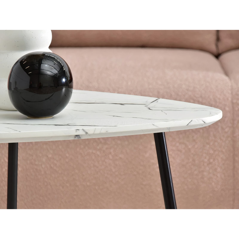 Gravitt Three Leg Coffee Table, 47cm H x 59cm L