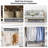 Under Bed Storage Containers 4 Pack Reinforced Underbed Organizer Box,40L