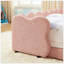 Lit simple pour enfant en forme de dinosaure avec barrières de sécurité, structure en bois massif et tissu bouclé pour un sommeil confortable-1412032486