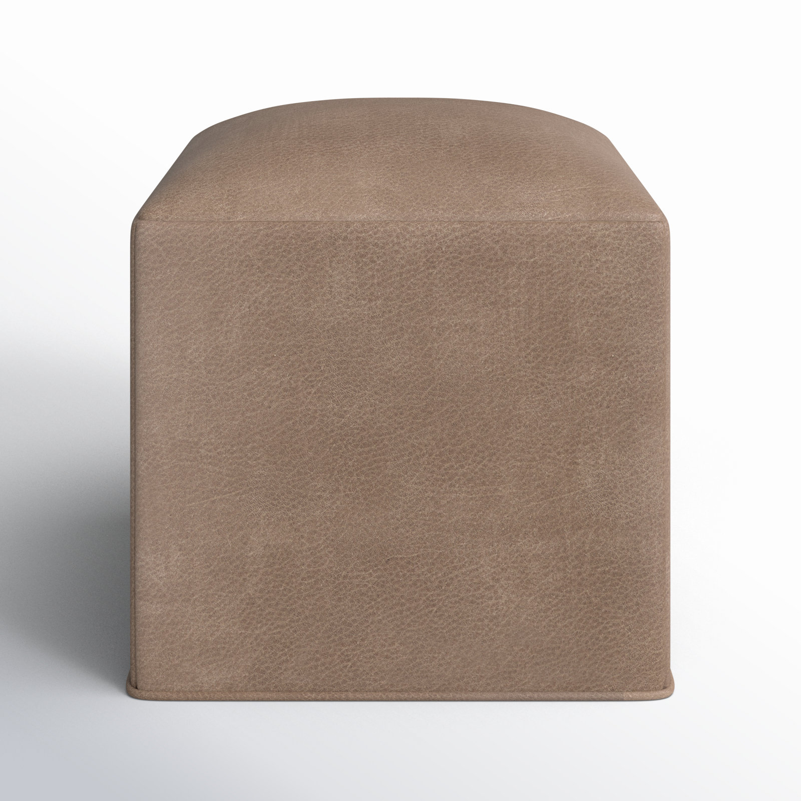 Cupertino Outdoor Leather Upholstered 18 Cube